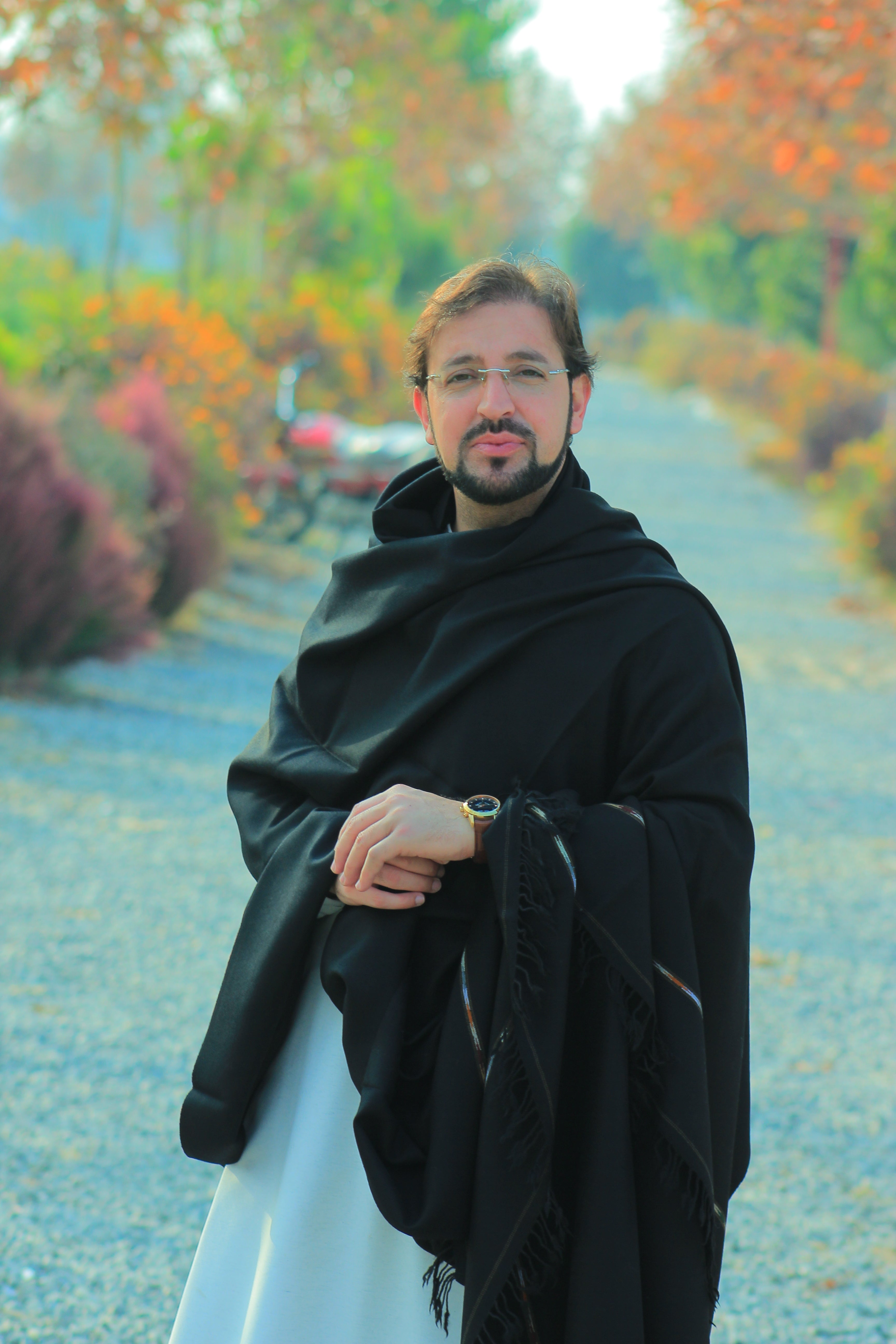 Lajvar Special black Pure Wool Shawl